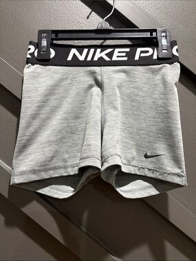 Nike Pro Dri-FIT Gray Compression Shorts XS Athletic Workout Training